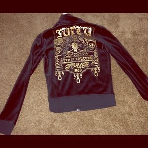 Brand new juicy couture size M navy velour jacket
